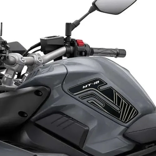 Vista 4 de Adhesivo de almohadilla de tanque para Ya&maha FZ10 FZ MT-10 SP 2016-2023 motocicleta antideslizante lateral tanque combustible pegatinas