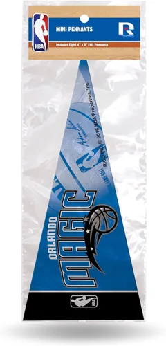 Vista 21 de Rico Industries NBA - Juego de mini banderines de fieltro de 4 x 9 pulgadas (incluye 8 piezas)