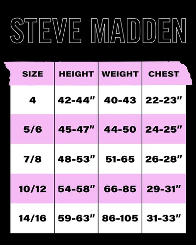 Vista 7 de Steve Madden Chaqueta para niña Abrigo acolchado de cuero sintético pesado para niñas (4-16)