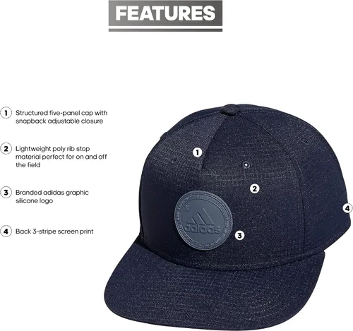 Vista 2 de adidas Gorra con cierre de cremallera alta para hombre Affiliate 2