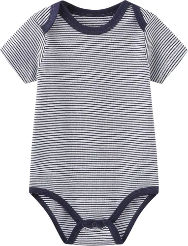 Vista 99 de Conjunto de canastilla para bebé, 9 piezas, conjunto de mamelucos y pantalones, conjunto de regalo unisex para bebé