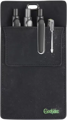 Vista 13 de Protector de Bolsillo de Corcho Portugués Premium para Hombres Protectores de Bolsillo Multiusos para Camisas y Batas de Laboratorio Para