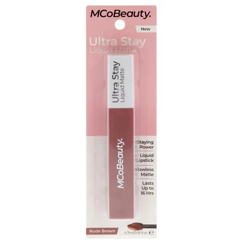 Vista 7 de MCoBeauty Ultra Stay - Lápiz labial líquido mate, color malva polvoriento, para mujer, lápiz labial de 0.16 onzas Arándano