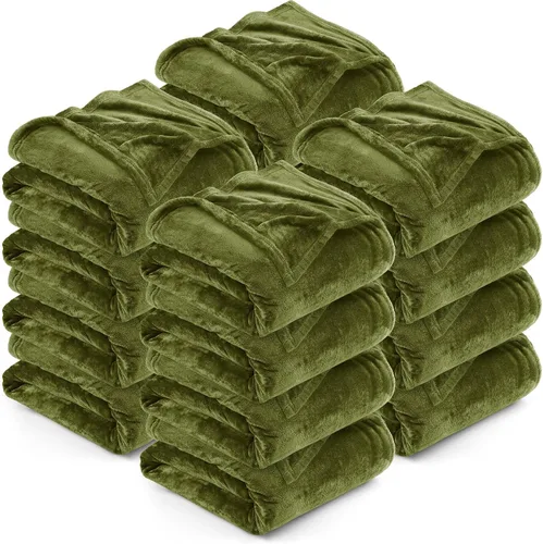 Vista 123 de Utopia Bedding - Manta de vellón de lujo, mullida, antiestática; manta de suave microfibra de 8.8 oz/yd² (300 g/m²) para sofá y cama; tamaño Gris