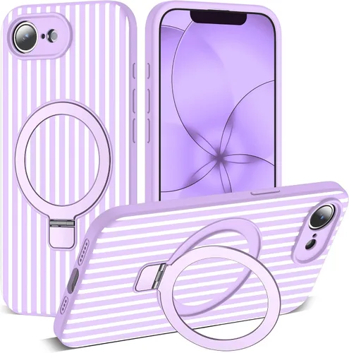 Vista 155 de SKYLMW Funda diseñada para iPhone 11 con soporte magnético invisible Compatible con Mag-Safe, a prueba de caídas de grado militar, a prueba