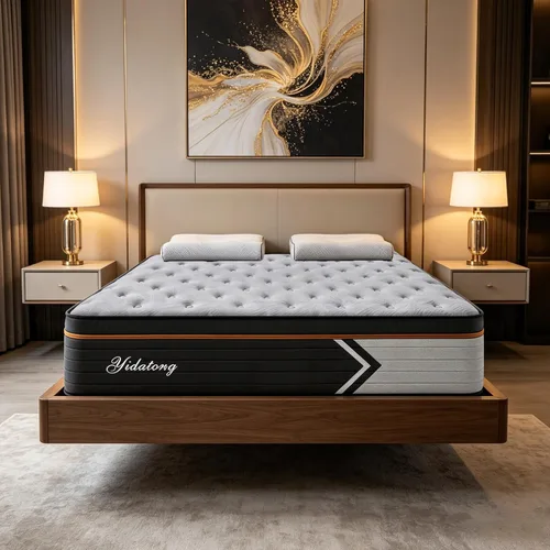 Vista 19 de Twin Mattress, 10 inch Twin Size Mattress Luxury Hybrid with Memory Foam & Pocket Springs for Dual Additional Support and Motion Isolation, Medium