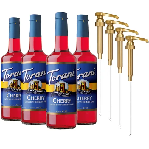 Vista 10 de Jarabe Torani sin azúcar, sabor frambuesa, 25.4 oz. (paquete de 4 unidades)