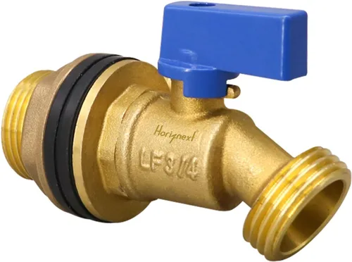 Vista 9 de GHT 3/4 espita para barril de lluvia, kit de espiga de barril de agua de mamparo de latón para piezas de tanque de bricolaje y accesorios