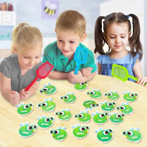 Vista 3 de SpringFlower - Juego de palabras a la vista, juguete educativo para niños de 5 a 6 años, niños y niñas, educación en casa, aprendizaje visual