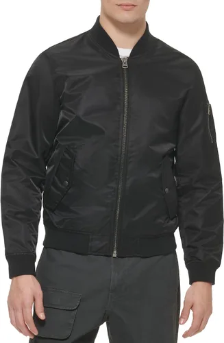 Vista 14 de Levi's MA-1 Flight chamarra satinada sin relleno para hombre