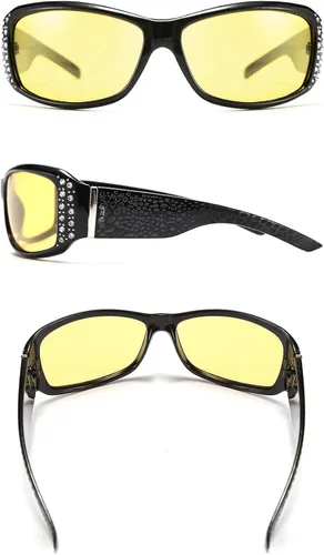 Vista 2 de FEISEDY - Gafas de sol para mujer color amarillo