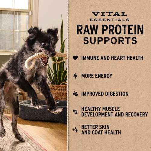 Vista 4 de Vital Essentials Alimento liofilizado para perros, puntas crujientes