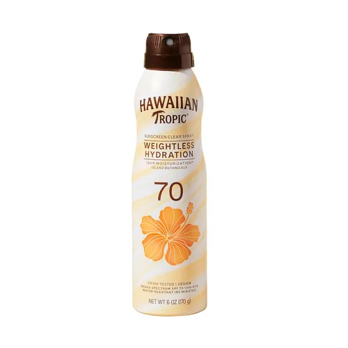 Vista 8 de Hawaiian Tropic - Protector solar en aerosol de hidratación sin peso SPF 15, 6 onzas (paquete de 2) Clear body sunscreen, Lightweight texture