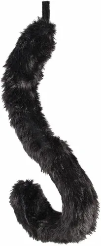 Vista 2 de Forum Novelties Deluxe Cola de gato, Estándar, Negro