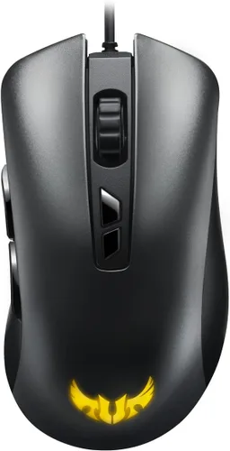 Vista 5 de ASUS TUF Gaming M3 Mouse ergonómico RGB con cable con sensor de 7000 ppp construcción ligera revestimiento duradero interruptores de alta