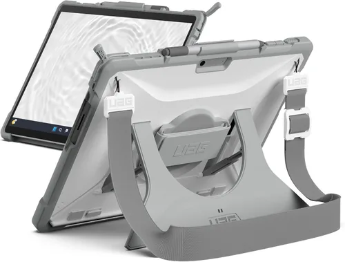 Vista 11 de URBAN ARMOR GEAR UAG - Funda diseñada para Microsoft Surface Pro 11/10/9 con soporte multiángulo y soporte para bolígrafo, compatible con cubierta