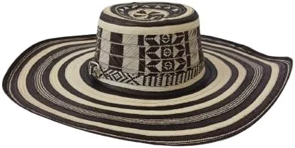 Vista 5 de TOPGY sombrero vueltiao colombiano tejido a mano por artesanos en caña flecha para hombre y mujer