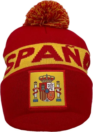 Vista 9 de COUVER Gorro con pompón de equipo de fútbol