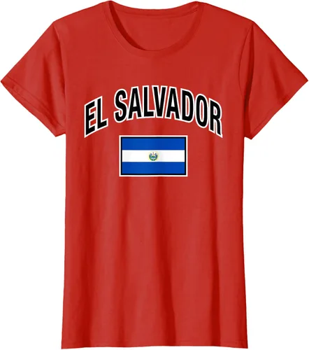 Vista 52 de Camiseta salvadoreña Orgullosa Bandera de El Salvador, Negro