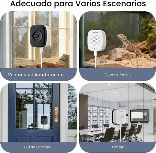Vista 9 de LongPlus Cámara de la ventana de 5MP 3K para la seguridad casera, cámara