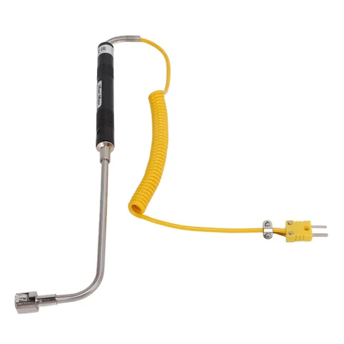 Vista 6 de Sensor de temperatura de termopar tipo K con funda de acero inoxidable y mango aislado Medición precisa de -58.0 °F a 932.0 °F para monitoreo