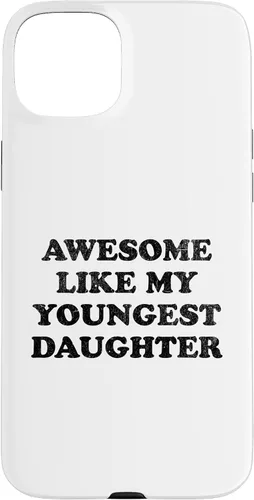 Vista 9 de Awesome Like My Youngest Daughter Funny for Mom Dad Parent Case for iPhone 16