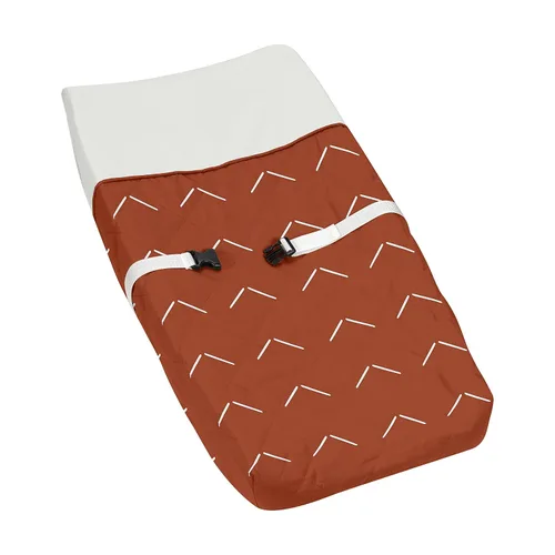 Vista 9 de Sweet Jojo Designs Cambiador de cambiador de bebé verde oscuro con flechas boho para niño y niña, tapete para cambiador de pañales para recién
