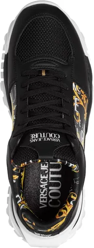 Vista 2 de Versace Jeans Couture - Tenis de moda con suela gruesa y dorada para hombre