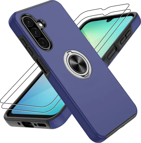 Vista 67 de Gritup Funda para Pixel 6A con protector de pantalla HD, soporte de anillo magnético 360 para Google Pixel 6A, color negro