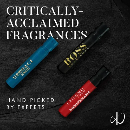 Vista 4 de Infinite Scents Muestras de perfume y colonia - 12 fragancias de diseñador (6 para hombres, 6 para mujeres) Set de descubrimiento para él y para ella