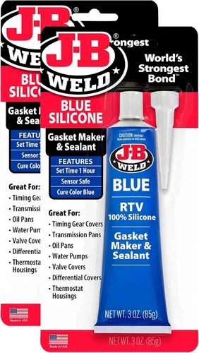Vista 6 de Sellado J-B Weld Negro Rtv, 3 oz, Negro