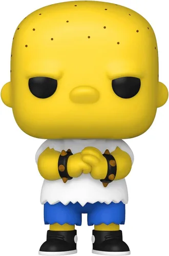 Vista 2 de Funko Pop! Paquete exclusivo de los Simpsons Kearney Zzyzwicz NYCC 2022 con protector de burbujas
