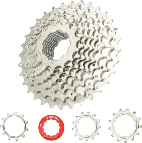 Vista 15 de CYSKY Casete de 11 velocidades 11-25T/11-28T/11-32T/11-36T/11-40T/11-42T/11-46T/11-50T/11-52T Compatible con Shimano/Sunrace/Sram Bike Freewheel