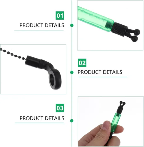 Vista 5 de 3 unids Pesca Alarma Accesorios de Pesca Carpa Bite Indicador Percha Rack