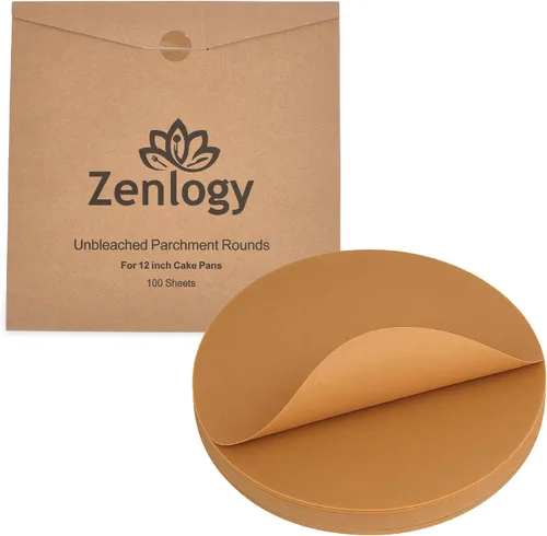 Vista 8 de Zenlogy Rondas de papel pergamino de 4 pulgadas, 200 hojas, sin blanquear