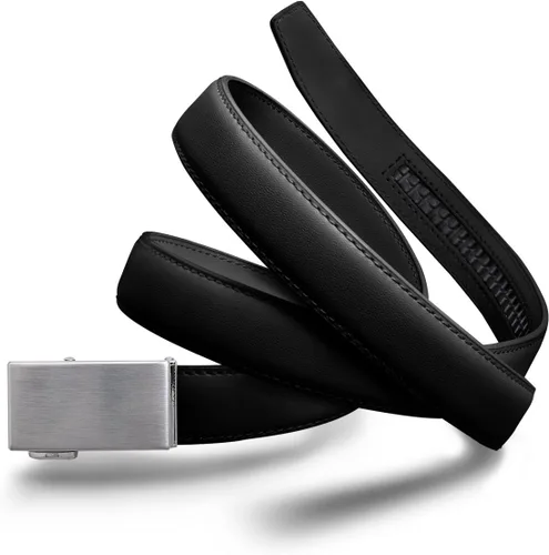 Vista 82 de Mission Belt Cinturón de trinquete de cuero para mujer, colección de cuero de 1.181 in oro/cuero negro