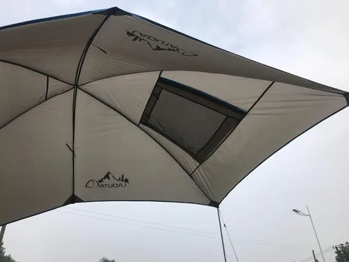 Vista 7 de Tienda de campaña para la puerta trasera del automóvil, toldo para auto, protección solar, impermeable, para SUV, MPV, Hatchback, minivan, camping
