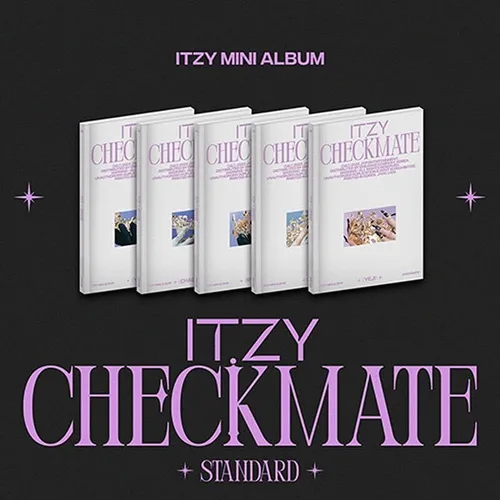 Vista 3 de (pedido anticipado) ITZY CHECKMATE Mini álbum (edición estándar - versión YUNA)+1ea tarjeta de regalo ITZY Store K-POP sellada