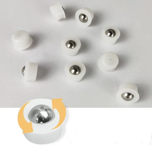 Vista 2 de Pequeña unidad 1/3inch del rodillo del transportador de la tabla del rodamiento de la transferencia de la bola mini 20 piezas para transmisión