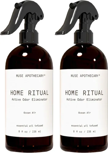 Vista 13 de Muse Apothecary Home Ritual - Spray eliminador de olores activo, desodorante en aerosol para muebles y eliminador de olores de baño para el hogar