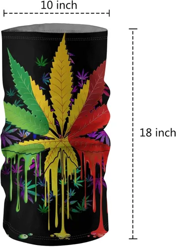Vista 5 de UNISEXCAPAA Unisex reutilizable pasamontañas sin costuras cuello polaina bandanas máscara cara diadema