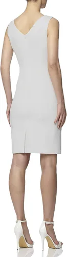 Vista 2 de Anne Klein Vestido tubo con cuello en V doble para mujer