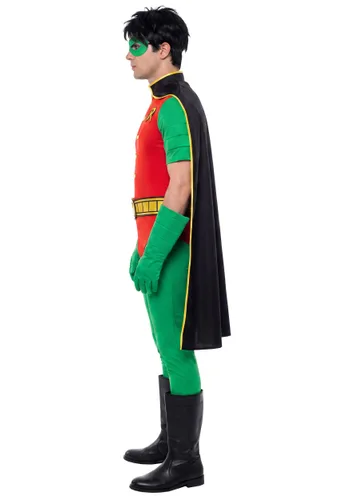 Vista 3 de Disfraz de Robin de DC Comics de los años 1990 para hombre Multicolor