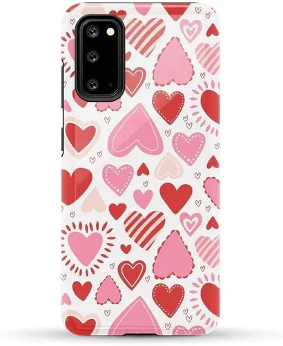 Vista 42 de Casely Funda para Galaxy S20 Todo por amor Orgullo Diseño protector delgado esencial de doble capa
