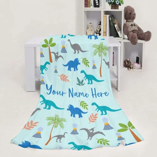 Vista 5 de Mantas de bebé personalizadas con nombre para niños, manta personalizada con nombre para bebés, recién nacidos y niños