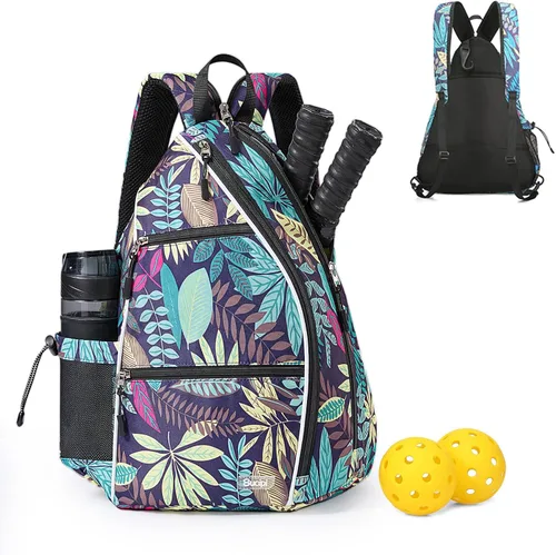 Vista 7 de Sucipi Pickleball Bag for Men & Women,Convertible Backpack with Fence Hook Negro