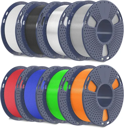 Vista 14 de SUNLU Filamento de TPU de 0.07 in, (22 lbs, 10 paquetes, 95a TPU)