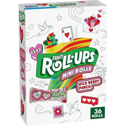 Vista 13 de Betty Crocker Rollo de frutas, Blastin' Berry Hot Colors, 0.5 onzas, 96