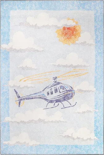 Vista 10 de Superior Alfombra de interior para niños, alfombra lavable con respaldo de puntos de fieltro, antideslizante, para niños pequeños y bebés, perfecta