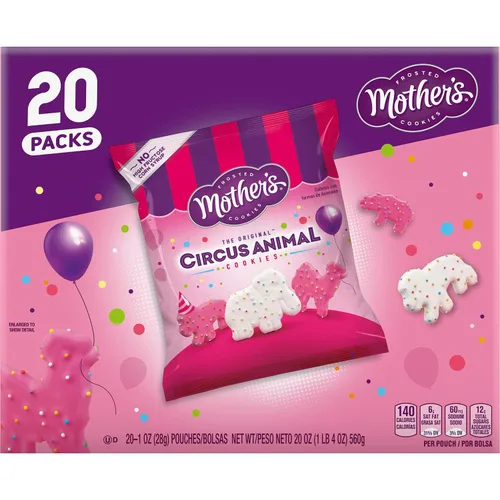 Vista 10 de Mother's Original Circus Animal Cookies, 1 bolsa resellable, 9 onzas (paquete de 12)